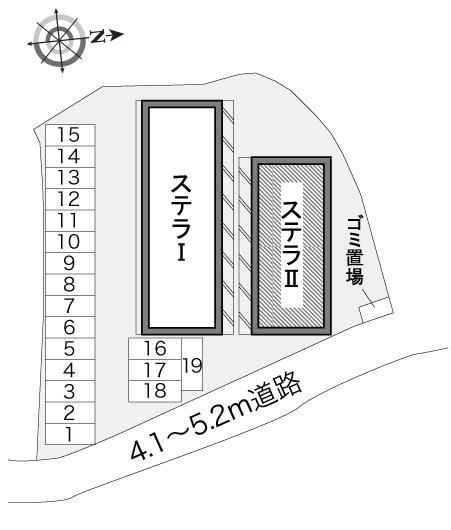 ステラⅡ(20337)の駐車配置図