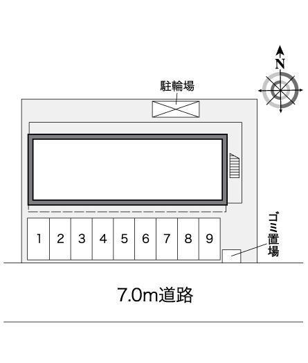 ヴィヴァーチェ(26502)の駐車配置図