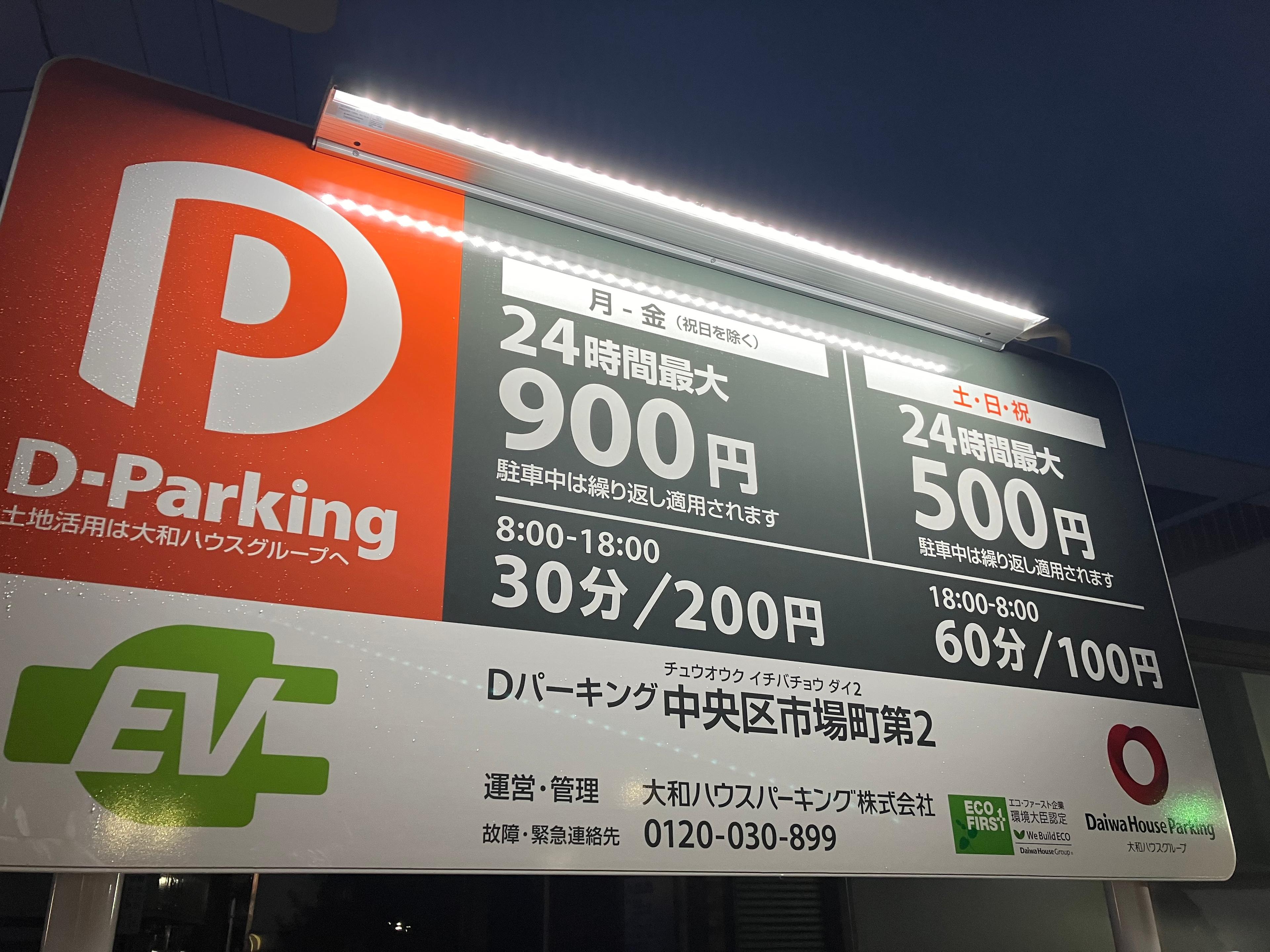中央区市場町第２の外観・駐車場イメージ1枚目