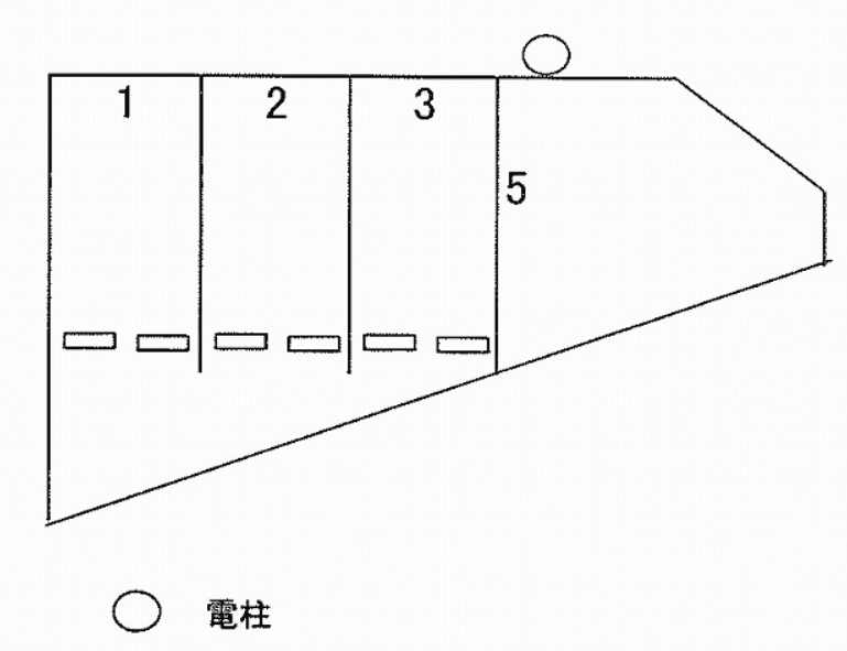 野々垣第２ガレージの駐車配置図