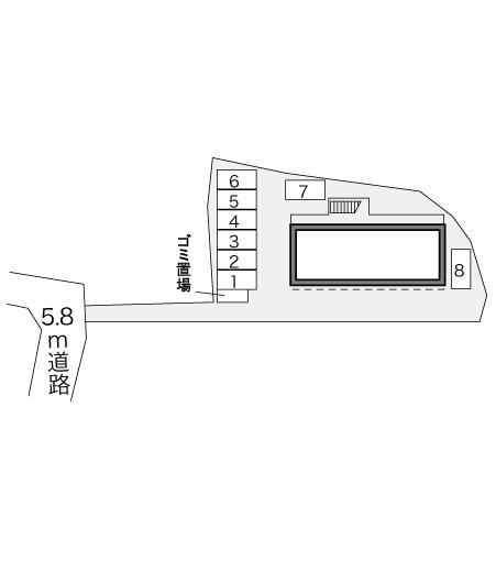 ＭＡＲＡＪＯ(23226)の駐車配置図
