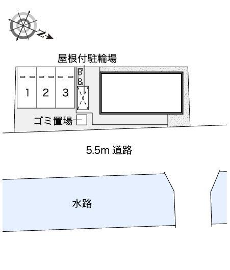 リバーサイドＹＡＳ(45893)の駐車配置図