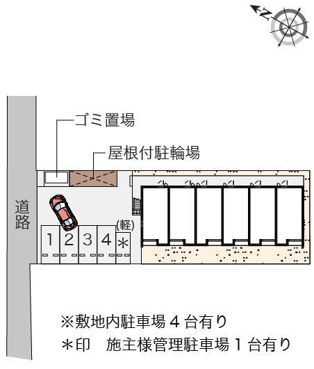 クレイノエストカーサ(55859)の駐車配置図