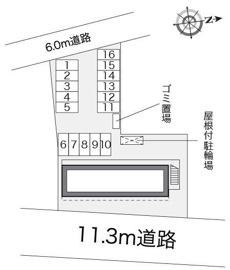 フォーティーン(17227)の駐車配置図