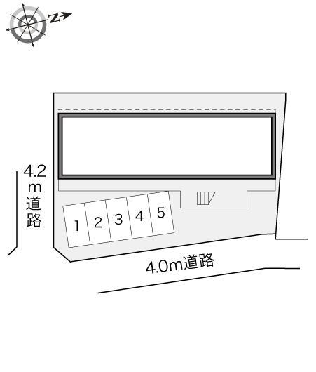 グロリアスⅢ(17720)の駐車配置図
