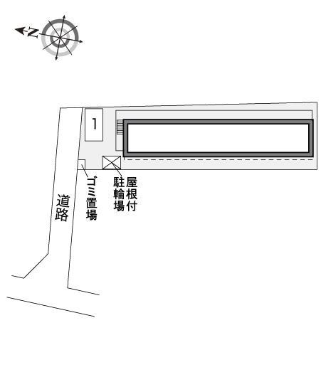 アーバン　イースト(32213)の駐車配置図