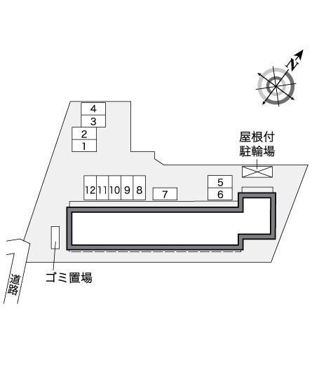 前ヶ崎(27741)の駐車配置図