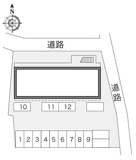 飛鳥(22463)の駐車配置図