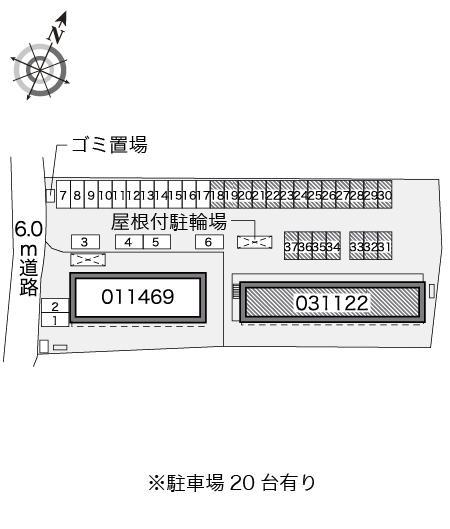 ＢＥＴＡ(31122)の駐車配置図