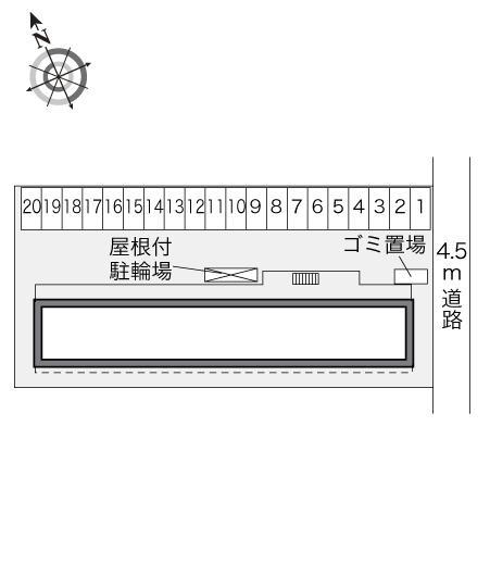 ＮＡＧＡＫＵＲＡ(29531)の駐車配置図