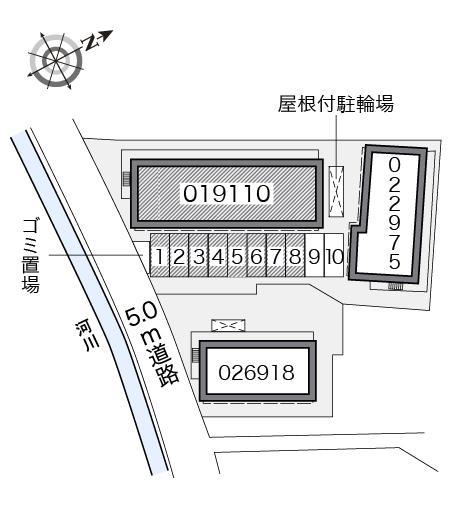 ネイティブ(19110)の駐車配置図