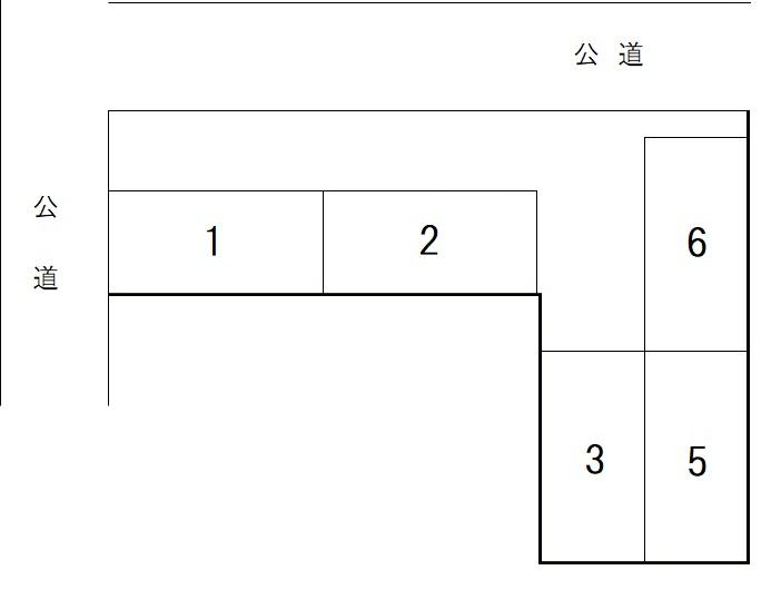 三木ガレージの駐車配置図