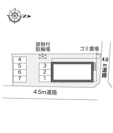 ロタシオン２(34573)の駐車配置図