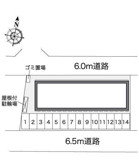 トマトハイツ(38891)の駐車配置図