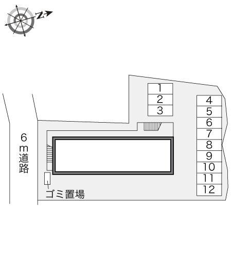 城南Ⅰ(11946)の駐車配置図