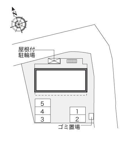 エスティーハイム(33099)の駐車配置図