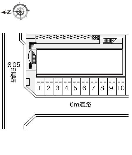 西田(12029)の駐車配置図