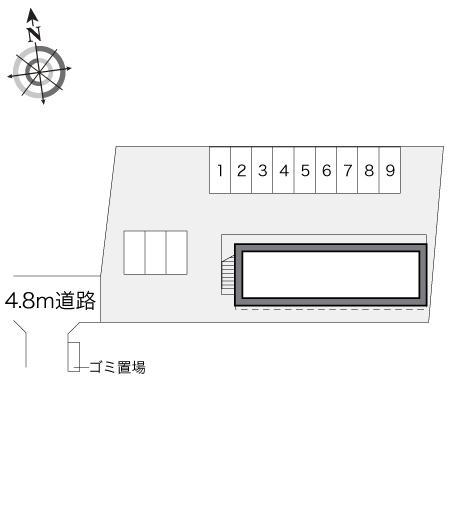アミカピア(18924)の駐車配置図