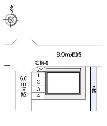 学戸(21773)の駐車配置図