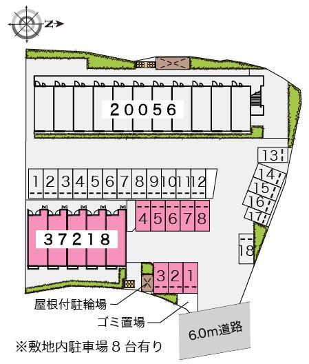 太陽Ⅱ(37218)の駐車配置図