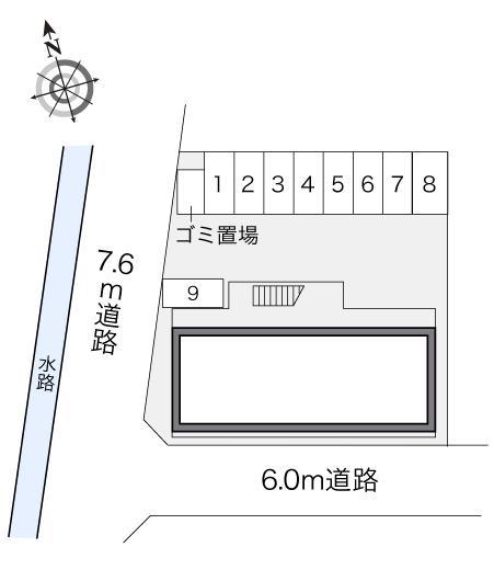 プレミール児島(21458)の駐車配置図