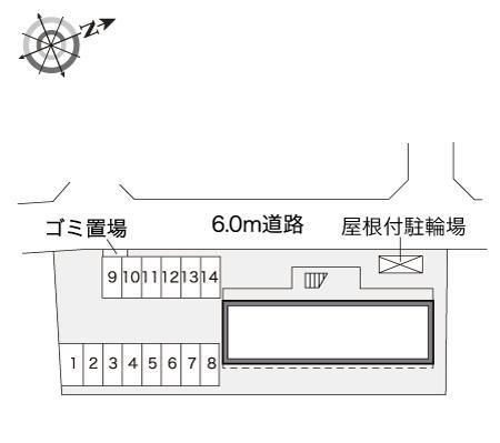 サンライズ(16887)の駐車配置図
