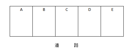 中央町竹内駐車場の駐車配置図