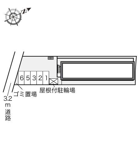 ヴィラージュ　シバ(16855)の駐車配置図