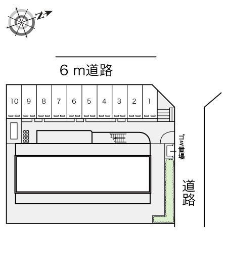 住吉弐番館(12807)の駐車配置図