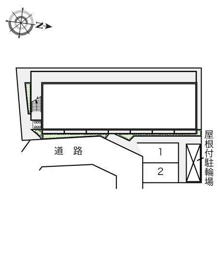 井口堂(16785)の駐車配置図