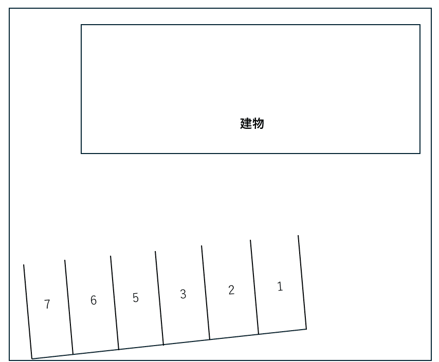 グランディールの駐車配置図