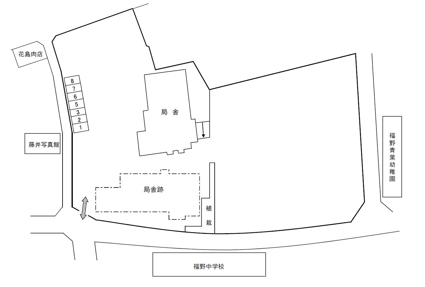 ＡＰパーク福野の駐車配置図