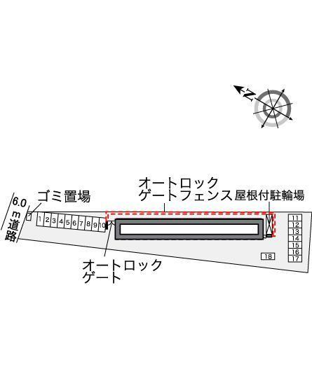 のぼり川(35086)の駐車配置図