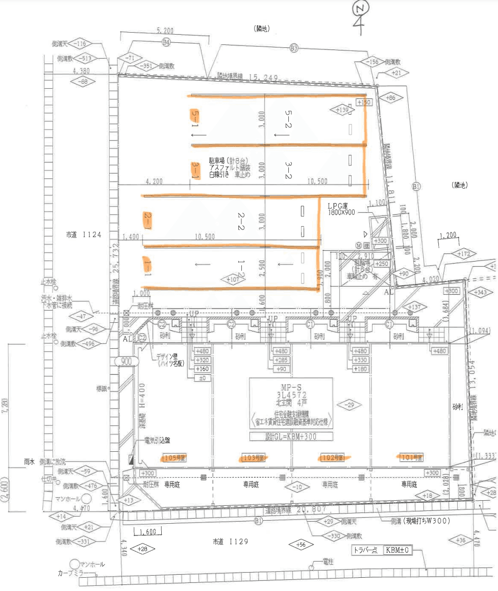 Ｆｏｒｅｓｔ Ｆａｉｒｙの駐車配置図