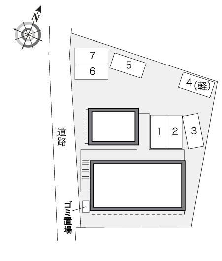 中央(30879)の駐車配置図