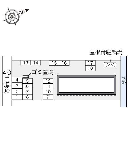 グリーンヒルズ(23065)の駐車配置図