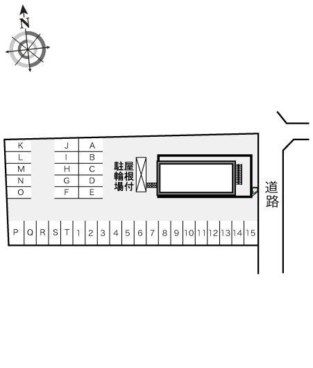 たかがき(13828)の駐車配置図