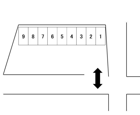 チェリーＰの駐車配置図