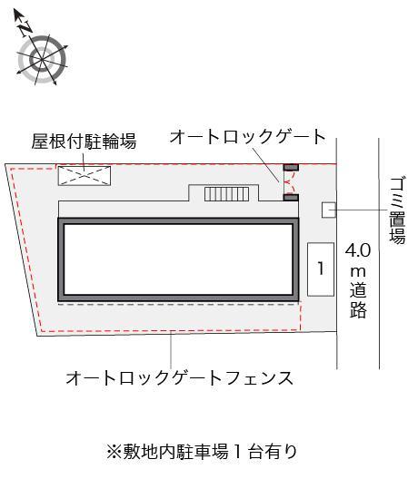 ＦＵＫＡＷＡ(34052)の駐車配置図