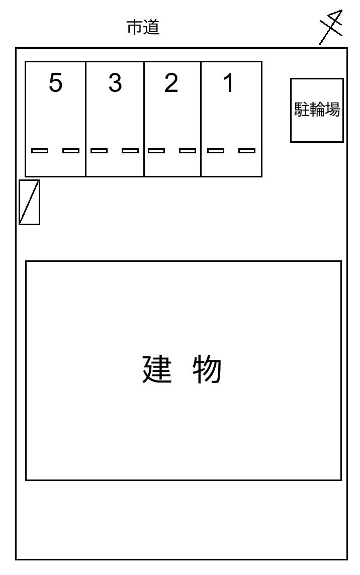 80234SUNRISEの駐車配置図