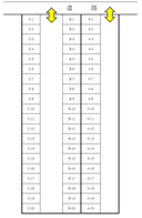 田彦RHパーキングの駐車場