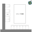 シャトレーゼ弐番館の駐車場
