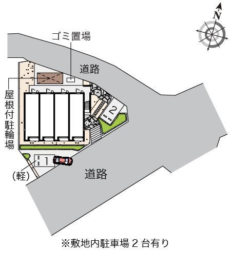 甲南山手(55453)の駐車配置図