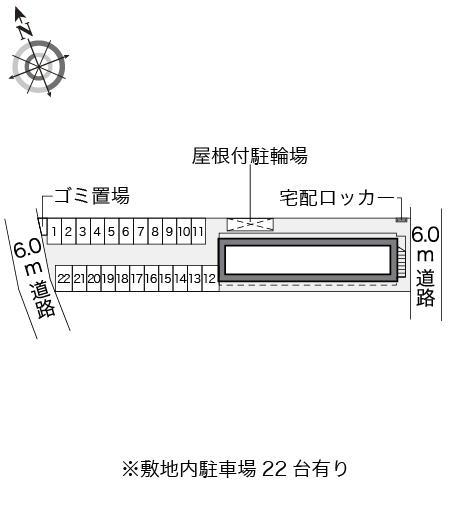 ルミエール(24217)の駐車配置図