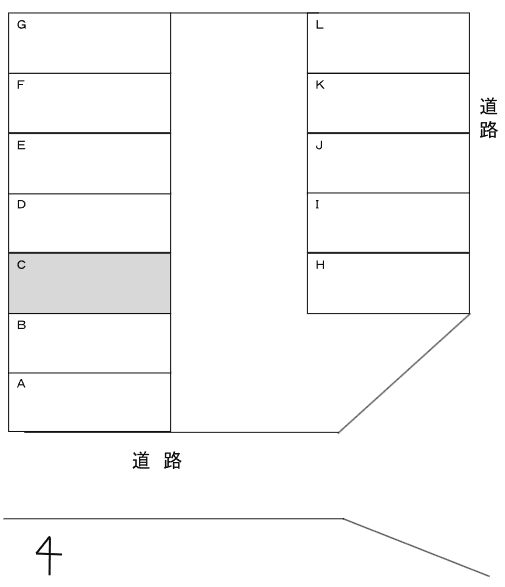 131駐車場の駐車配置図