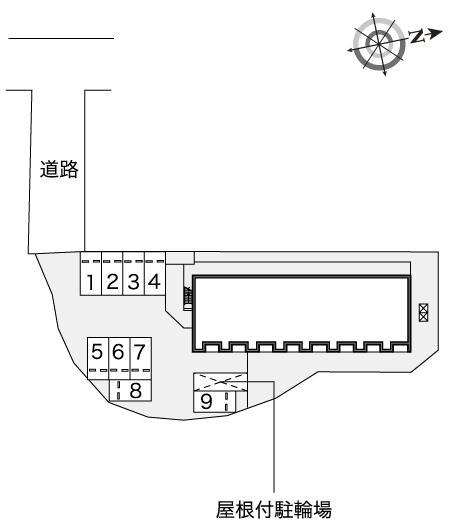 クレスト旭(53972)の駐車配置図