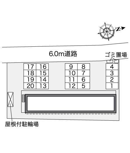 メルベーユＡ(35931)の駐車配置図
