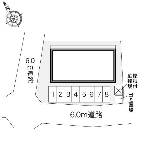 ハピネス(23903)の駐車配置図