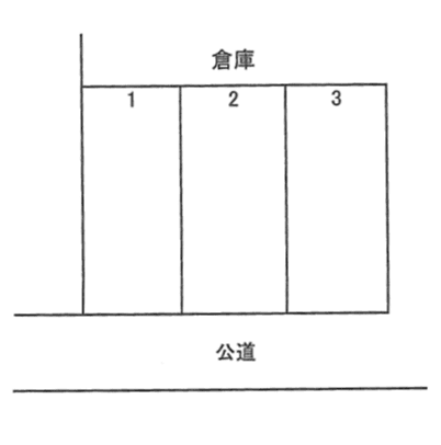 高見木下パーキングの駐車配置図
