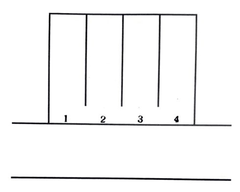 高砂８−１７駐車場の駐車配置図